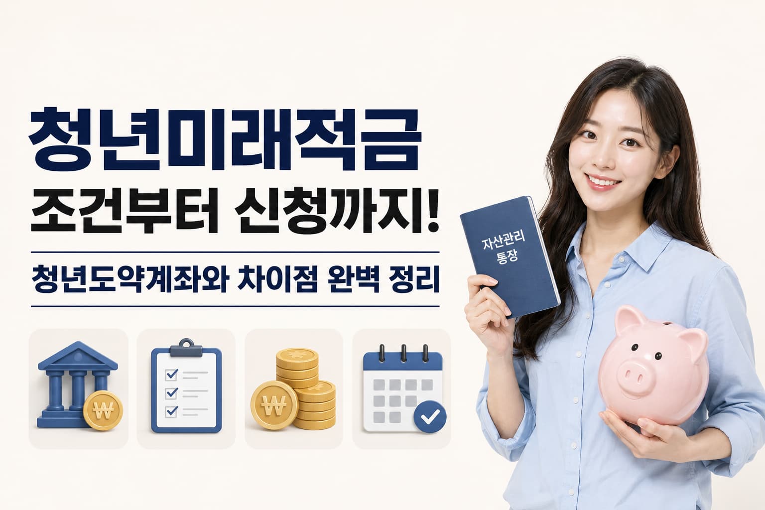청년미래적금 조건부터 신청까지! 청년도약계좌와 차이점 완벽 정리 대표이미지