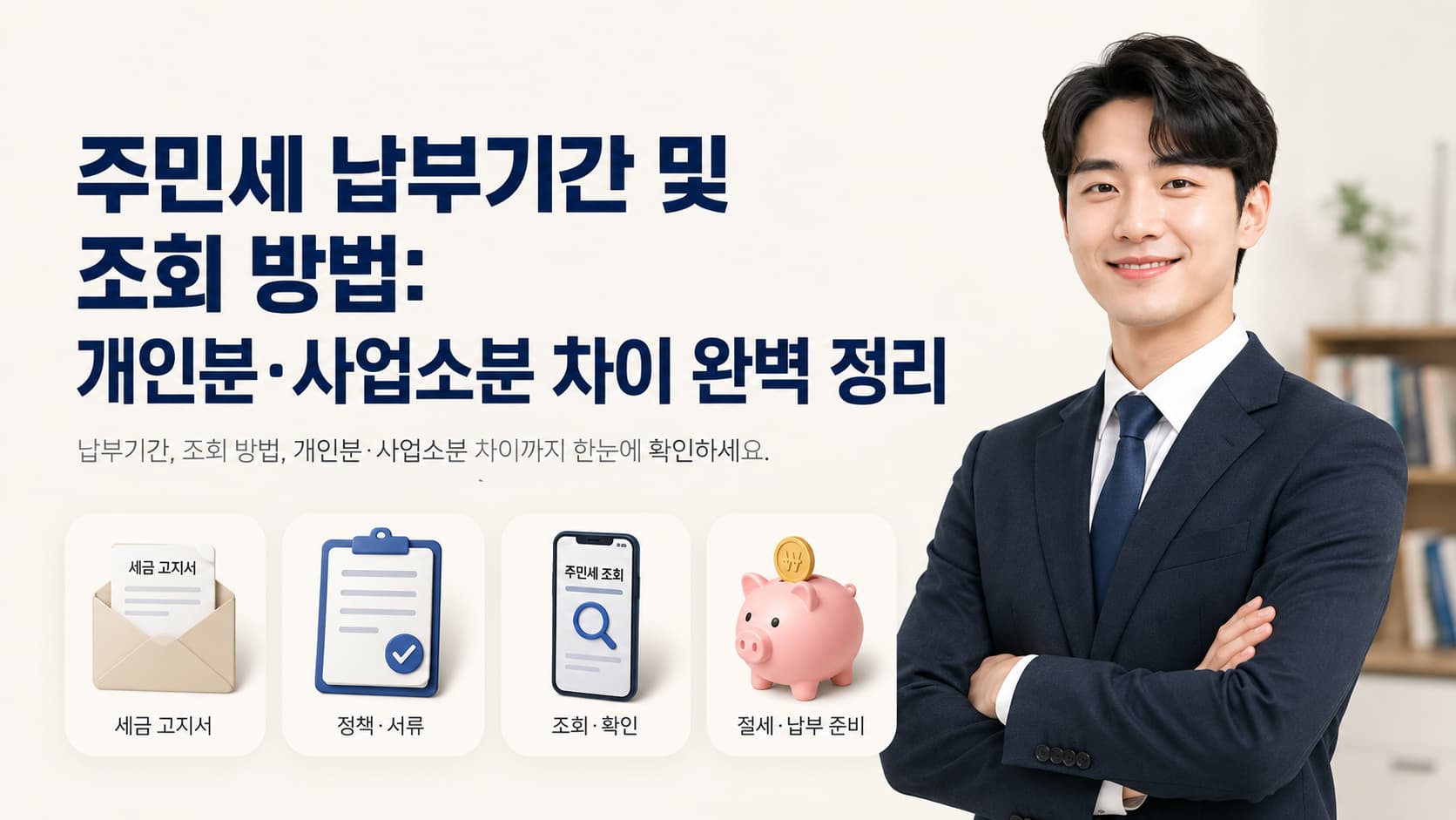 주민세 납부기간 및 조회 방법: 개인분·사업소분 차이 완벽 정리 대표이미지
